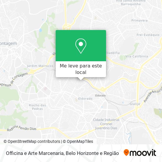Officina e Arte Marcenaria mapa