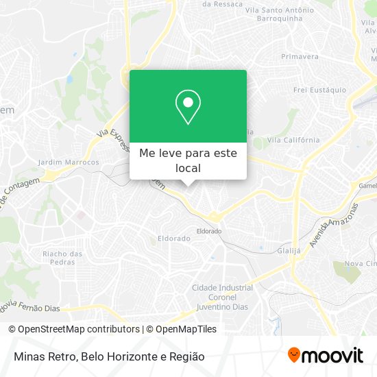 Minas Retro mapa
