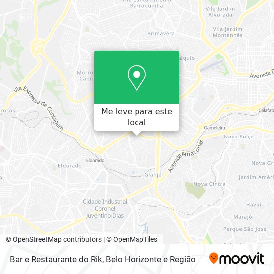 Bar e Restaurante do Rik mapa