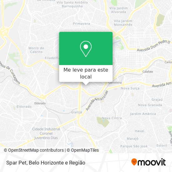 Spar Pet mapa