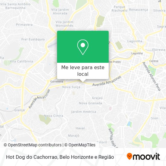 Hot Dog do Cachorrao mapa