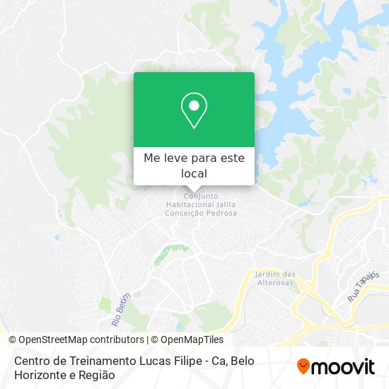 Centro de Treinamento Lucas Filipe - Ca mapa