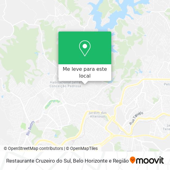 Restaurante Cruzeiro do Sul mapa