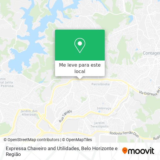 Expressa Chaveiro and Utilidades mapa