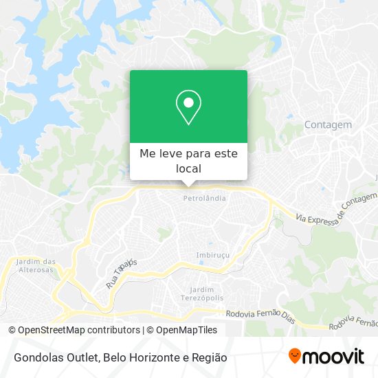 Gondolas Outlet mapa