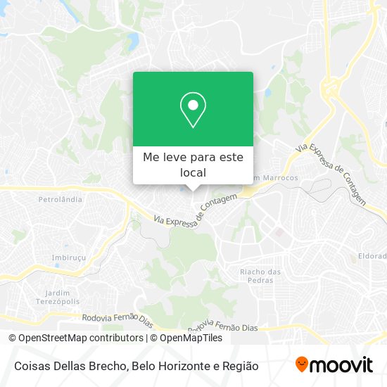 Coisas Dellas Brecho mapa