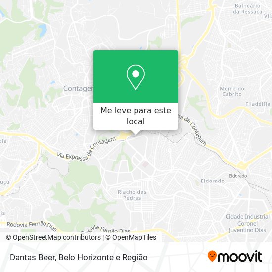 Dantas Beer mapa