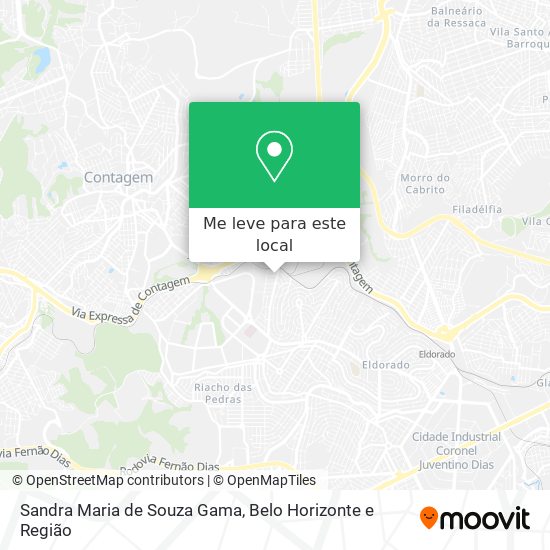 Sandra Maria de Souza Gama mapa