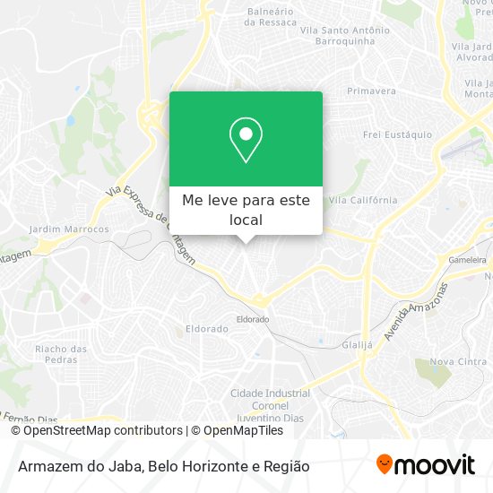 Armazem do Jaba mapa