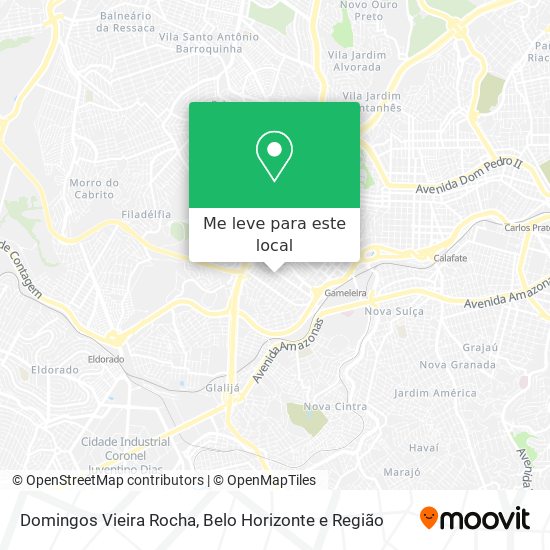 Domingos Vieira Rocha mapa