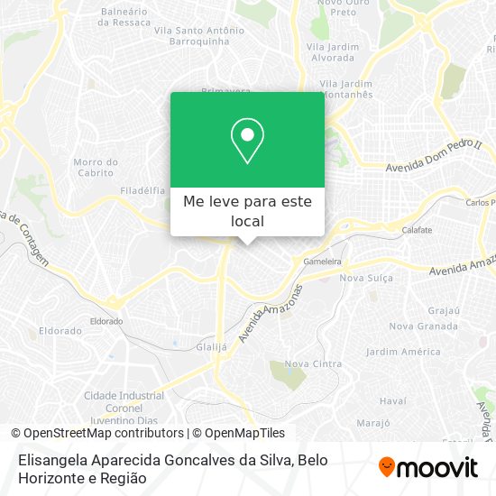 Elisangela Aparecida Goncalves da Silva mapa