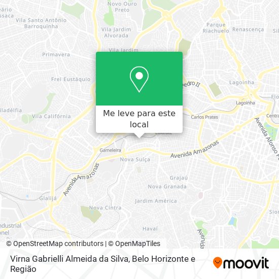 Virna Gabrielli Almeida da Silva mapa