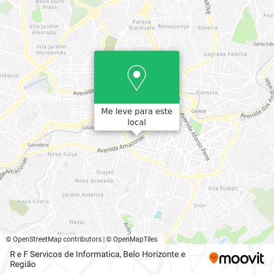 R e F Servicos de Informatica mapa