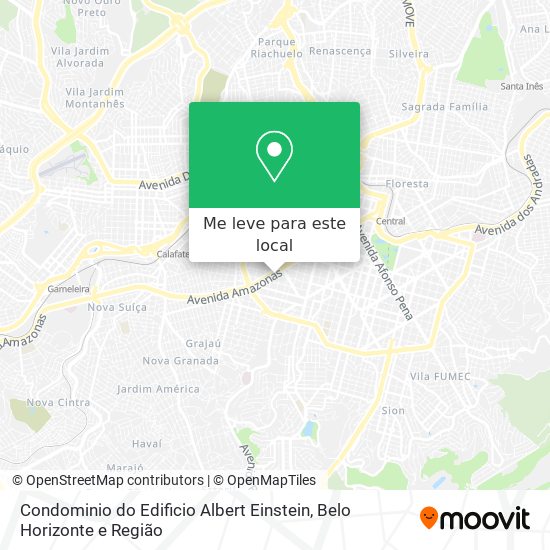 Condominio do Edificio Albert Einstein mapa