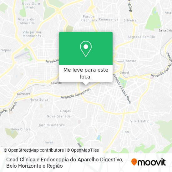 Cead Clinica e Endoscopia do Aparelho Digestivo mapa