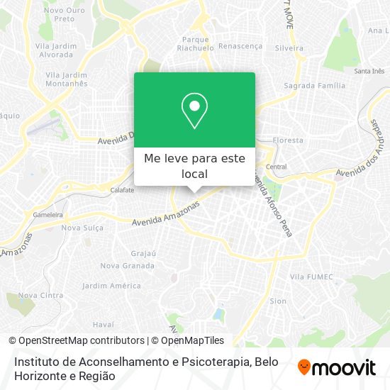 Instituto de Aconselhamento e Psicoterapia mapa