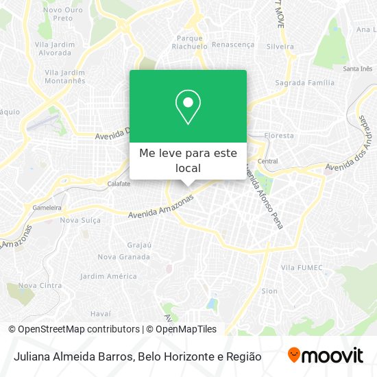Juliana Almeida Barros mapa