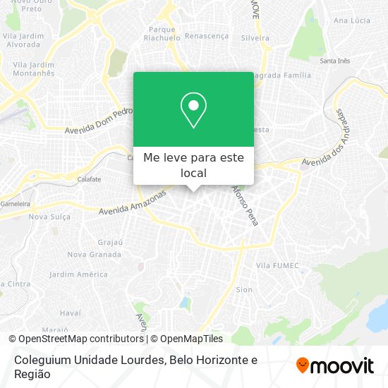 Coleguium Unidade Lourdes mapa