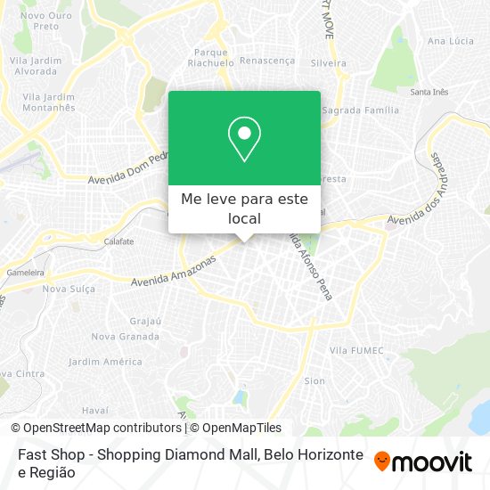Fast Shop - Shopping Diamond Mall mapa