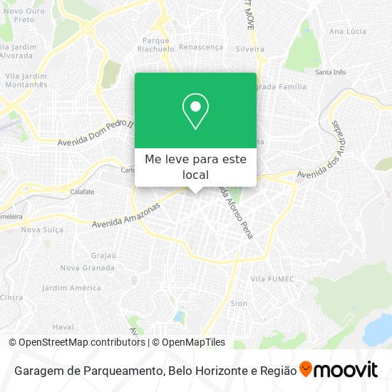 Garagem de Parqueamento mapa