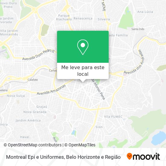 Montreal Epi e Uniformes mapa