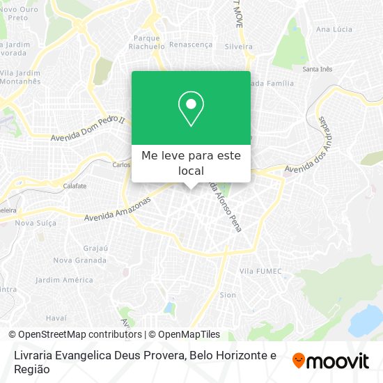 Livraria Evangelica Deus Provera mapa