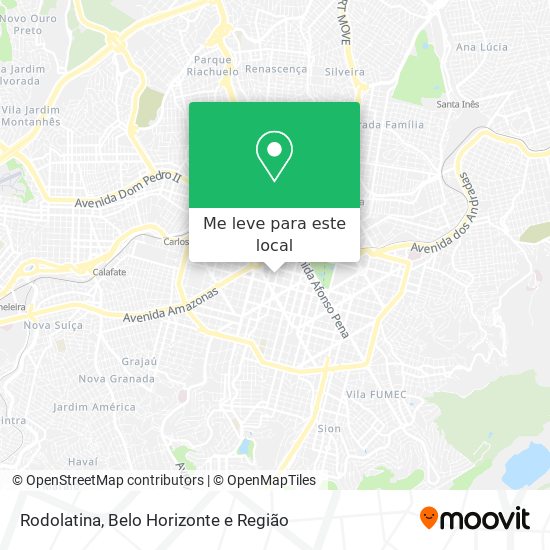 Rodolatina mapa