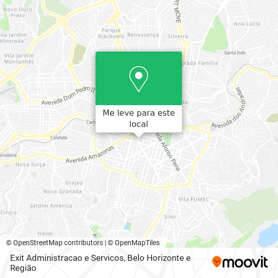 Exit Administracao e Servicos mapa