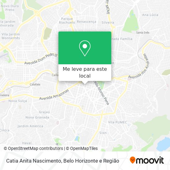 Catia Anita Nascimento mapa