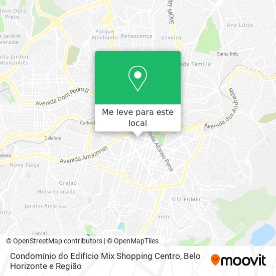 Condomínio do Edifício Mix Shopping Centro mapa