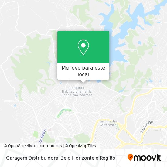 Garagem Distribuidora mapa
