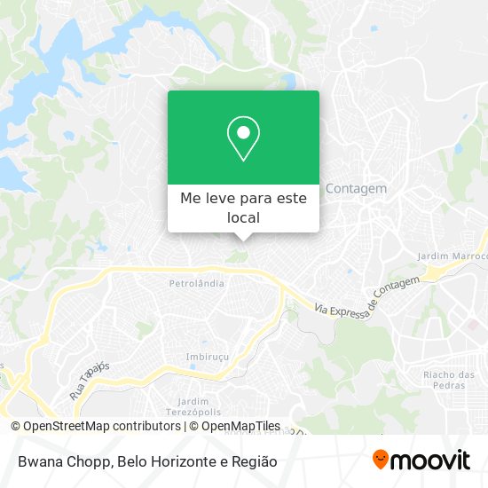 Bwana Chopp mapa
