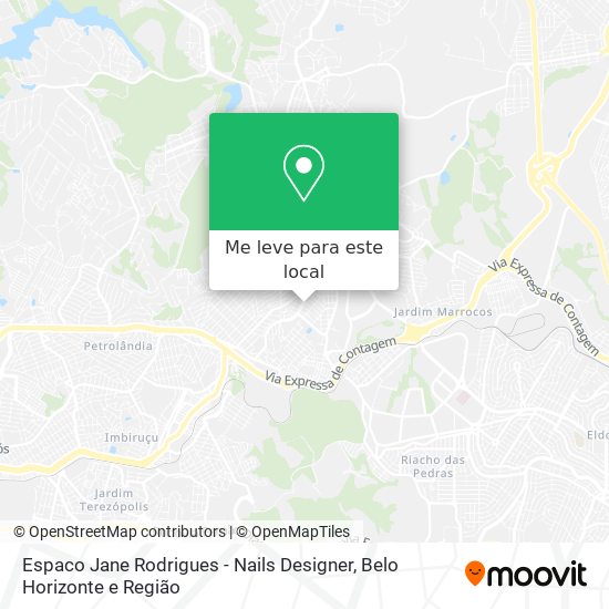Espaco Jane Rodrigues - Nails Designer mapa