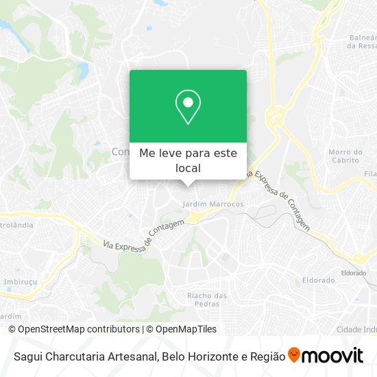 Sagui Charcutaria Artesanal mapa