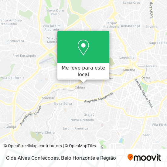 Cida Alves Confeccoes mapa