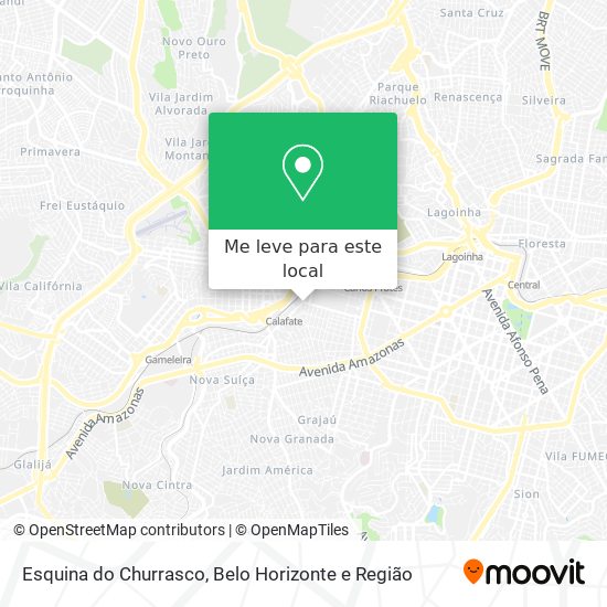 Esquina do Churrasco mapa