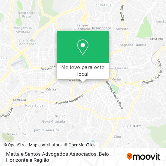 Matta e Santos Advogados Associados mapa