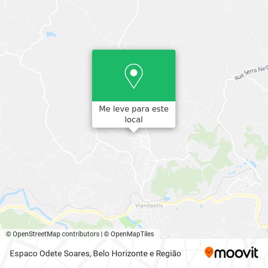 Espaco Odete Soares mapa