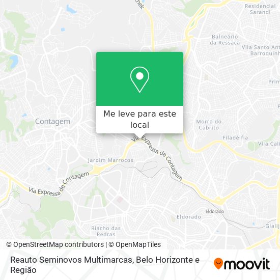 Reauto Seminovos Multimarcas mapa