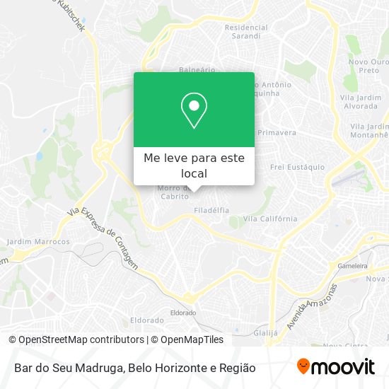 Bar do Seu Madruga mapa