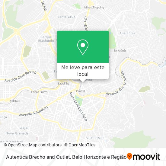 Autentica Brecho and Outlet mapa