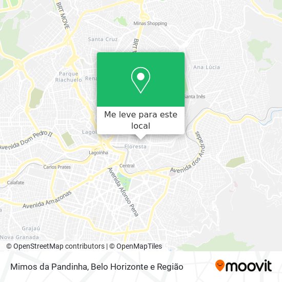 Mimos da Pandinha mapa