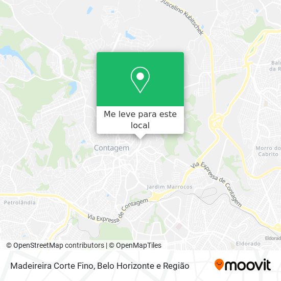 Madeireira Corte Fino mapa