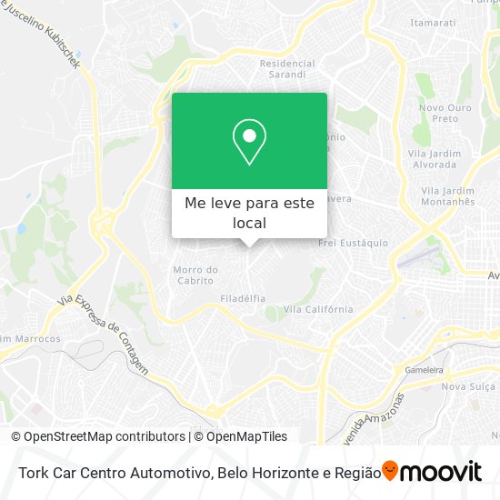 Tork Car Centro Automotivo mapa