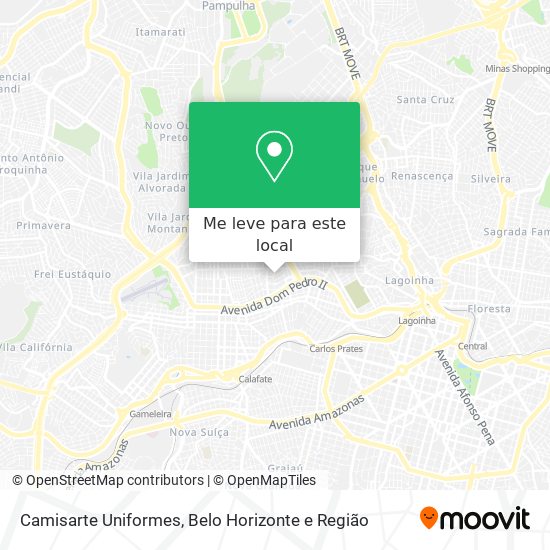 Camisarte Uniformes mapa