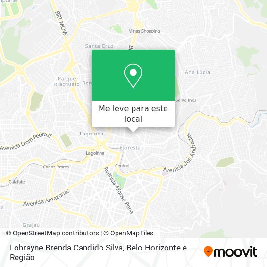 Lohrayne Brenda Candido Silva mapa