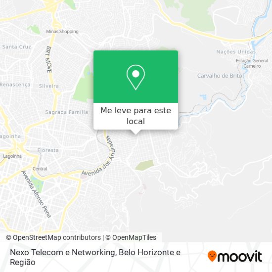 Nexo Telecom e Networking mapa