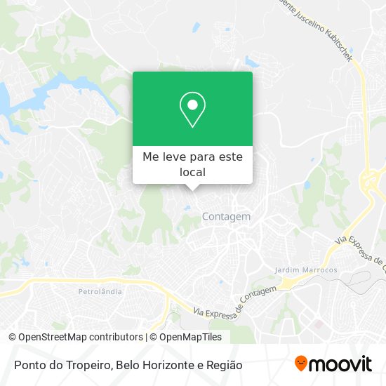 Ponto do Tropeiro mapa