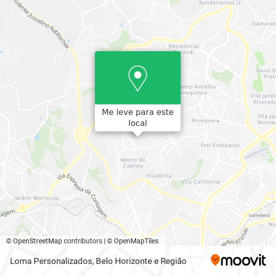 Loma Personalizados mapa