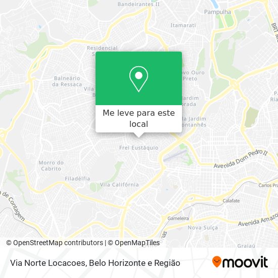 Via Norte Locacoes mapa